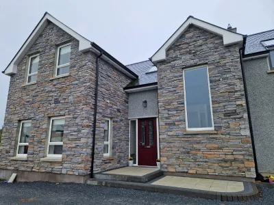 Garden stone wall cladding