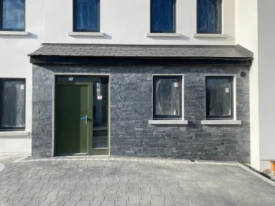 Limestone entrance pillars Dublin