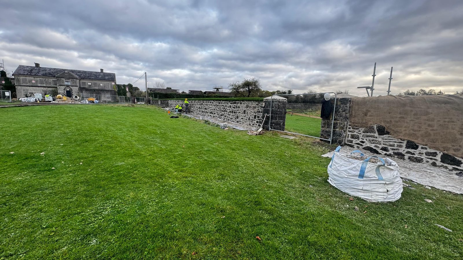 The Wonderful Barn Leixlip — wide view of the estate and walls